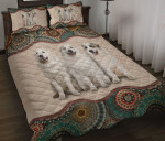 Great Pyrenees Mandala YW0102612CL Quilt Bed Set - 1