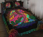 Colorful Mandala Dragon YW1801374CL Quilt Bed Set - 1