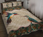 Hummingbird Vintage Mandala Couple YW0202131CL Quilt Bed Set - 1