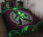 Galaxy Green Mandala Bigfoot YW1901083CL Quilt Bed Set - 1