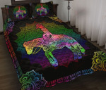 Love Horses Mandala Color YW1901203CL Quilt Bed Set - 1