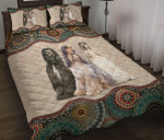 Afghan Hound Mandala YW2201485CL Quilt Bed Set - 1