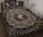 Hummingbird Mandala Gold YW0202149CL Quilt Bed Set - 1