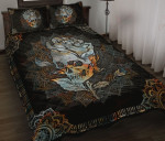 Vintage Mandala Rose Skull YW1901374CL Quilt Bed Set - 1