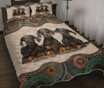 Doberman Mandala YW2501490CL Quilt Bed Set - 1