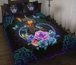 Doberman Flower Mandala YW2601343CL Quilt Bed Set - 1