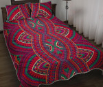 Red Tribal Ethnic Mandala YW1801040CL Quilt Bed Set - 1