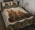 Brown Bear Vintage Mandala YW2601178CL Quilt Bed Set - 1