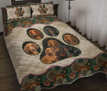 Dachshund Vintage Mandala YW2501311CL Quilt Bed Set - 1