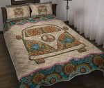 Hippie Bus Mandala YW0102729CL Quilt Bed Set - 1