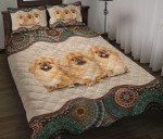 Pekingese Mandala YW0402522CL Quilt Bed Set - 1