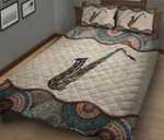 Saxophone Mandala XA1501264CL Quilt Bed Set - 1