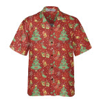 Christmas Pattern With Confetti Hawaiian Shirt Festive Christmas Hawaiian Shirt - 1