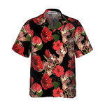 Exotic Hibiscus And Tropical Plants Hawaiian Shirt Unique Red Hibiscus Print Shirt - 1