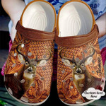 Personalized Hunting Beautiful Whitetail Crocs Classic Clogs Shoes