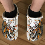 Deer Hunting Orange Camo Crocs Classic Clogs Shoes