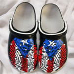 DNA Puerto Rico Flag Puerto Rican Crocs Classic Clogs Shoes