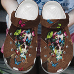Butterfly Skull Crocs Classic Clogs Shoes