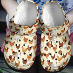 Chicken Crocs Classic Clogs Shoes
