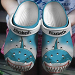 Personalized Shark Face Print Crocs Classic Clogs Shoes