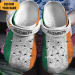 Personalized Ireland Flag Crocs Classic Clogs Shoes