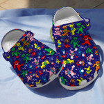 Colorful Bears Crocs Classic Clogs Shoes