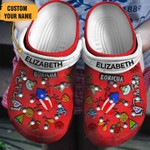 Personalized Puerto Rico Red Crocs Classic Clogs Shoes