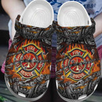Fire Rescue Firefighter Crocs Classic Clogs Shoes