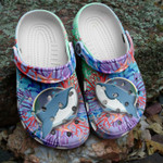 Cute Whale Cartoon Ocean Crocs Classic Clogs Shoes