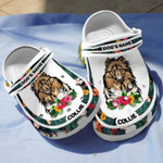 Personalized Collie Crocs Classic Clogs Shoes