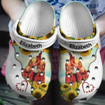 Personalized Chicken Heart Crocs Classic Clogs Shoes