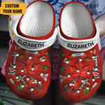 Personalized Canada Red Crocs Classic Clogs Shoes