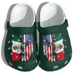 Mexico America Flag Crocs Classic Clogs Shoes