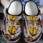 Silver Baseball Gloves Batter Crocs Classic Clogs Shoes