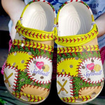 Love Softball Crocs Classic Clogs Shoes