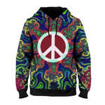 Hippie Pin On Peace 3D All Over