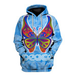 Hippie Butterfly Peace 3D All Over Printed