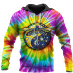 Hippie Colorful Tie Dye Bee 3D All Over Printed Shirts