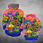 Hippie Alien Peace Life Color Limited 3D