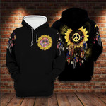 Dream Catcher Hippie Soul Sunflower 3D All Over Printed Shirts