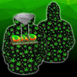 Gift For Hippie Pot Leaf Dad The Smoker The Myth The Legend Hoodie