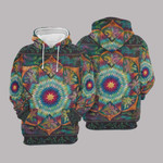 Hippie Tie Dye Awesome Hoodie