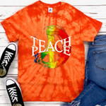 Teach Peace Tie Dye TShirt