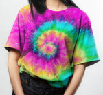 Colorful Tie Dye Spiral T-Shirt