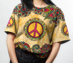 Hippie Yellow Boho Floral T-Shirt