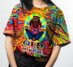 Old Hippie Psychedelic T-Shirt