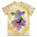 Hippie Funny Cow Ver D EZ09 1004 All Over T-Shirt - 1