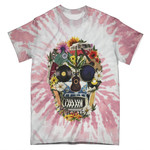 Hippie Skull Flowers Ver C EZ09 1004 All Over T-Shirt - 1