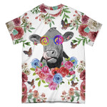 Hippie Funny Cow Ver B EZ09 1004 All Over T-Shirt - 1