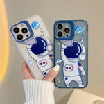 Cartoon Astronaut Shockproof iPhone Case
